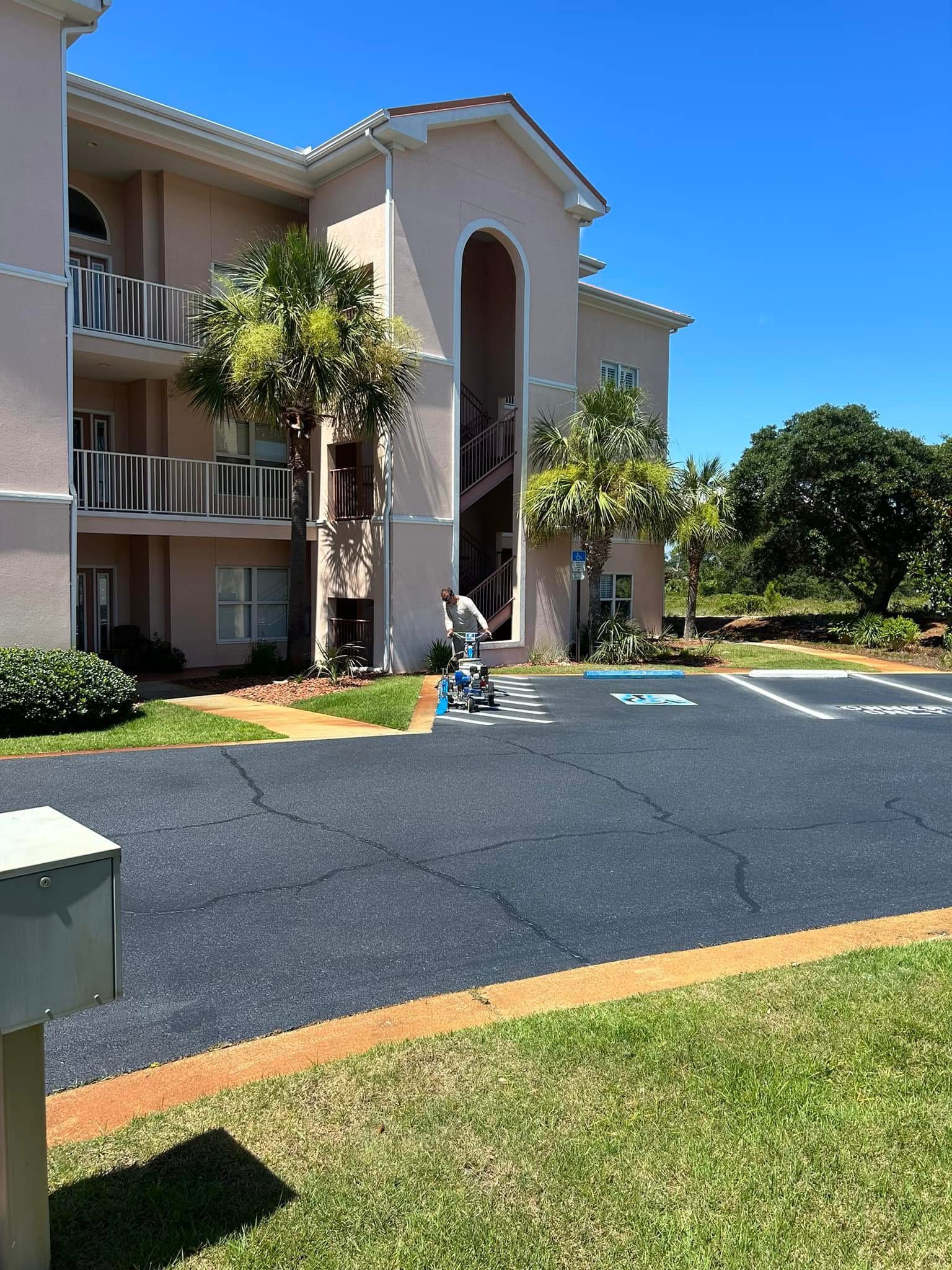 Asphalt Sealcoating & Parking Lot Striping in Perdido Key, FL